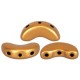 Les perles par Puca® Arcos beads Bronze gold mat 00030/01740